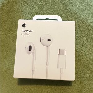 Apple White EarPods with USB-C Connector - Earbuds and Cable Included
